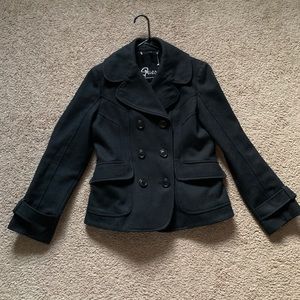 Medium Guess Double Breasted Wool Coat.